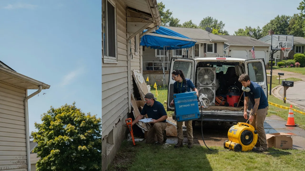 Ceiling Leak Cleanup in Villa Ridge, IL near me